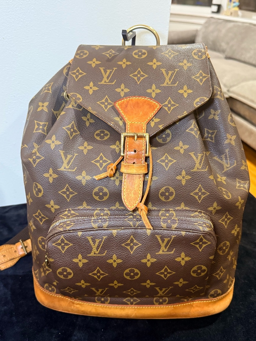 Louis Vuitton Monogram GM Montsouris Backpack
